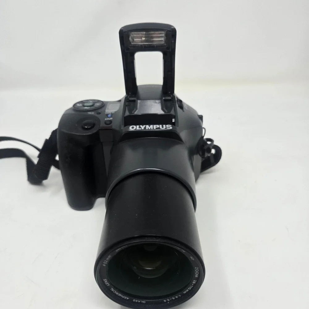 Olympus IS-10 35mm Film‎ SLR Camera 28-110mm 4x Zoom Lens Twin Flash Tested
